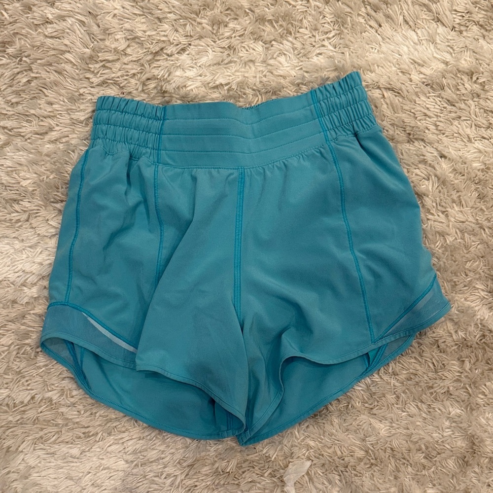Lululemon Athletica Teal Athletic Shorts